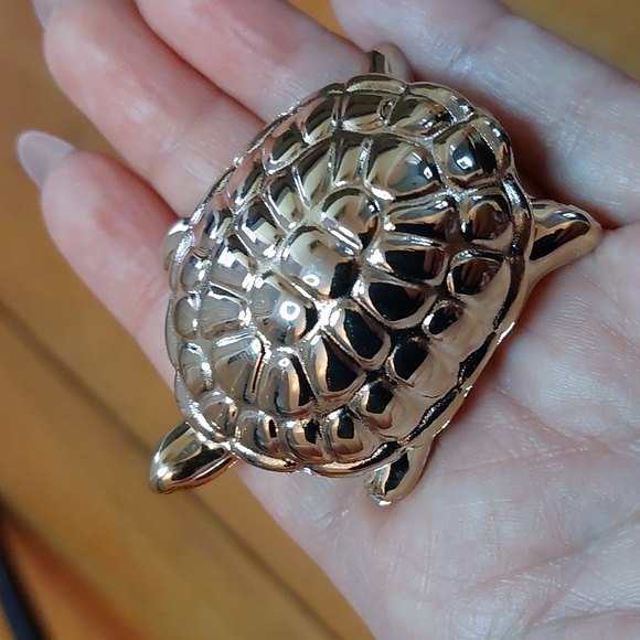 Vintage Avon Golden Turtle Solid Perfume CANDID full In Box - Picture 3 of 5